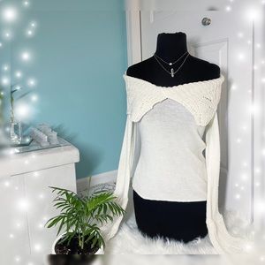 Vintage Off The Shoulder Sweater